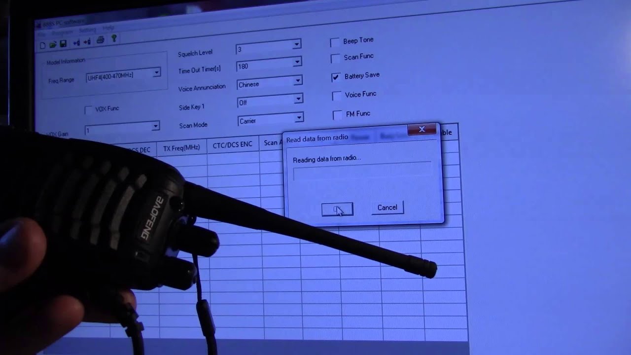 Programmazione Baofeng 888s [PROBLEMA RISOLTO] ITA