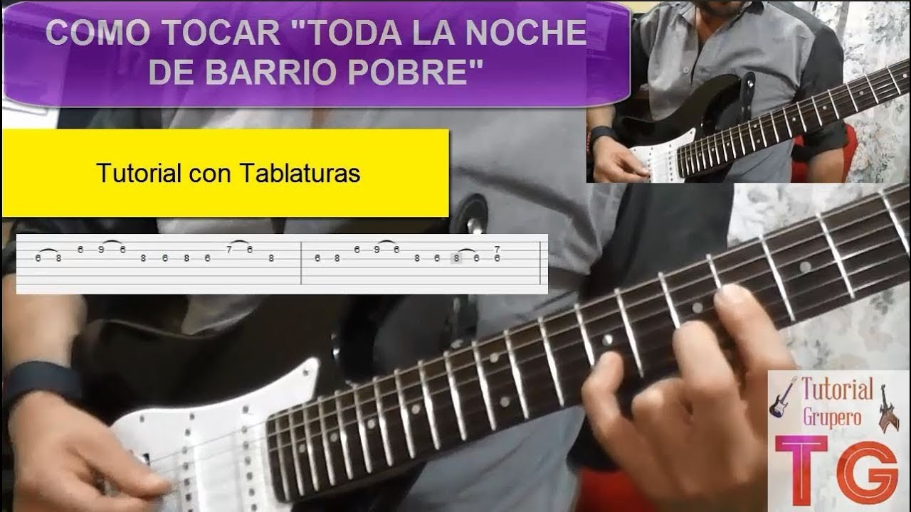 COMO TOCAR TODA LA NOCHE DE BARRIO POBRE