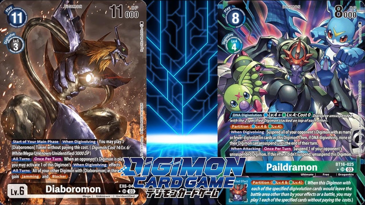 Digimon Card Game Gameplay - Diaboromon Vs Imperial - BT17