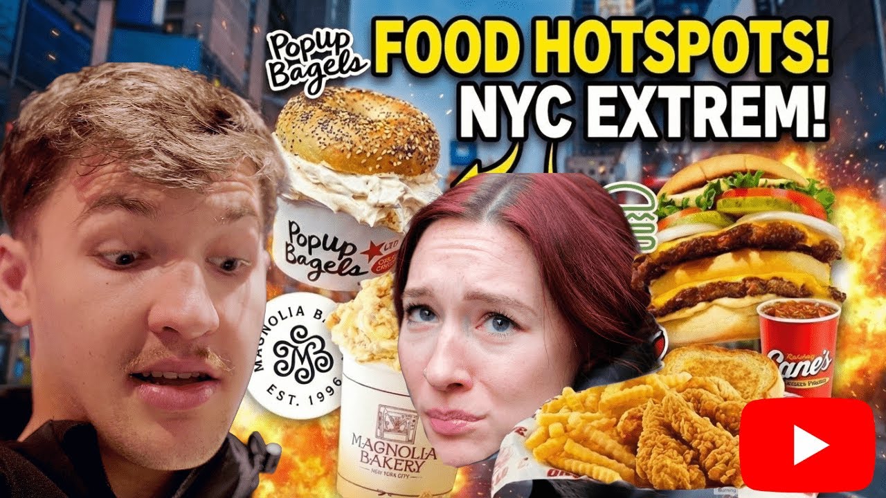 Die legendärsten Food-Hotspots in NYC (Lohnt sich der Hype?) 🇺🇸🍔