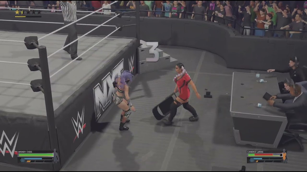 WWE 2K25 Wendy Choo Vs. Candice LeRae