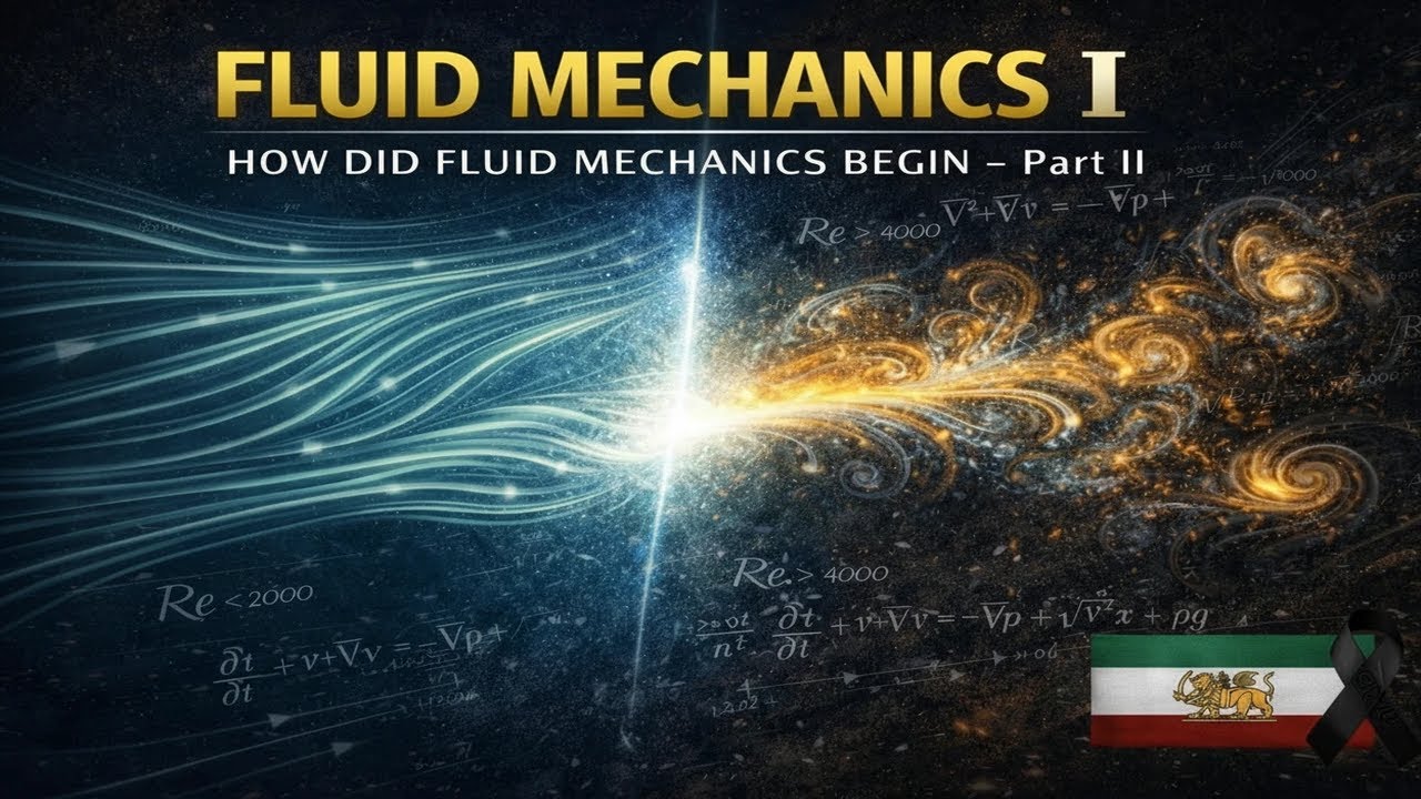 Fluid Mechanics I – History & Origins Pt2 - تاریخچه ی مکانیک سیالات قسمت 2