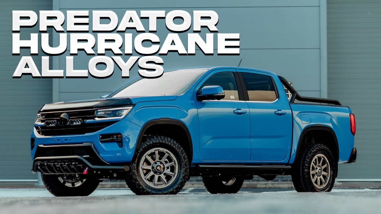 18" Predator Hurricane Alloys in Gun Metal Grey for 2023+ VW Amarok