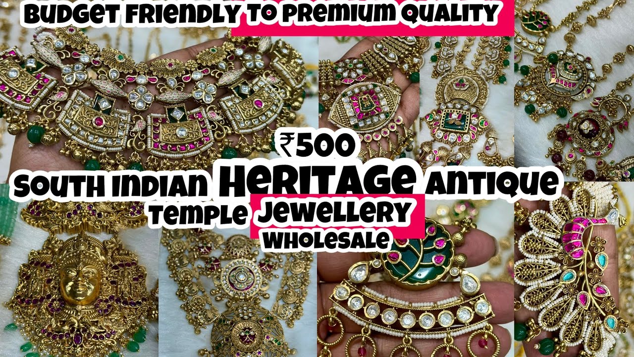 South Indian Traditional Jewellery Manufacture| Rajwadi Jewelry Wholesale | Latest Bridal Jewellery