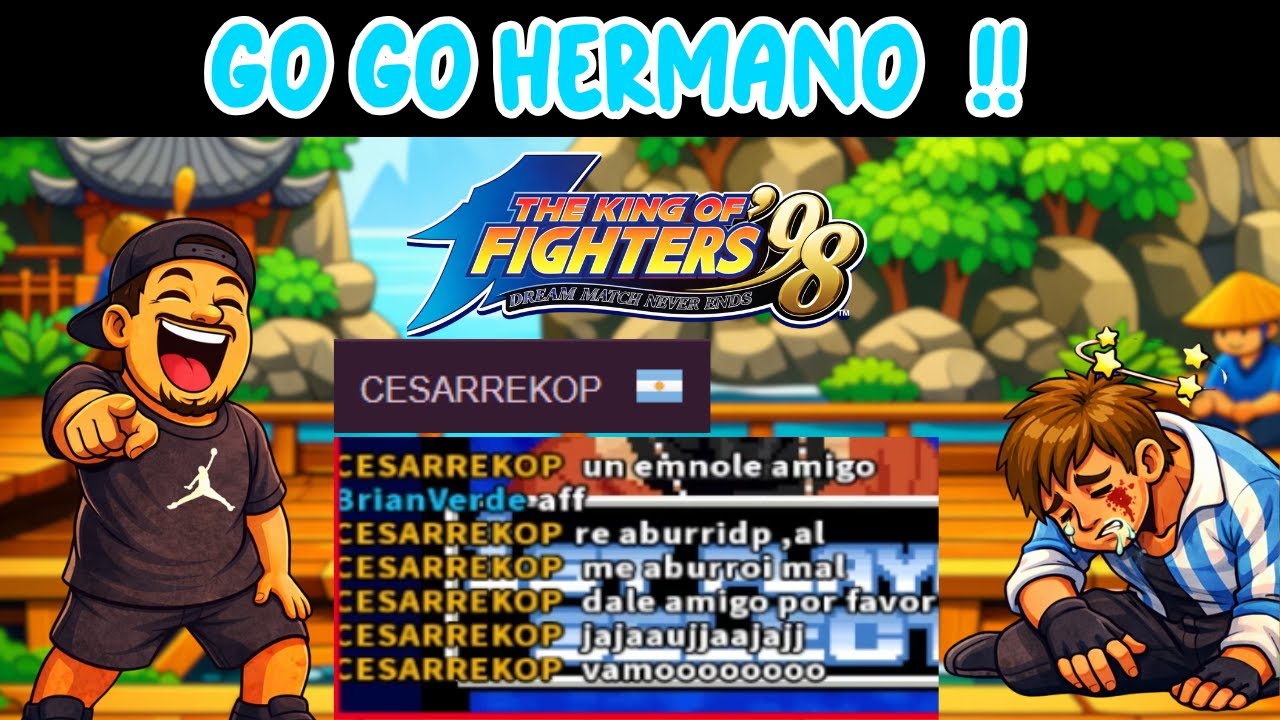 ⚒️⚒️ COLOCANDO ARGENTINO FOLGADO NO LUGAR DELE #KOF98