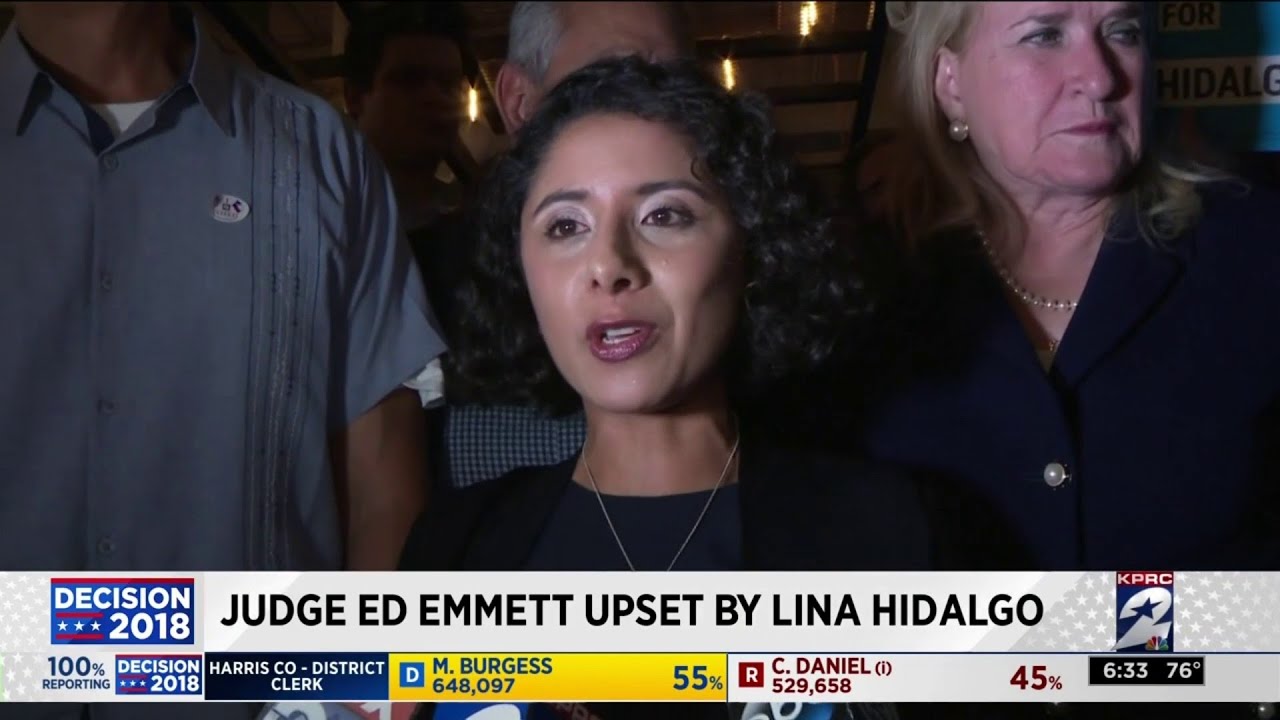 Judge Ed Emmett defeated by Lina Hidalgo