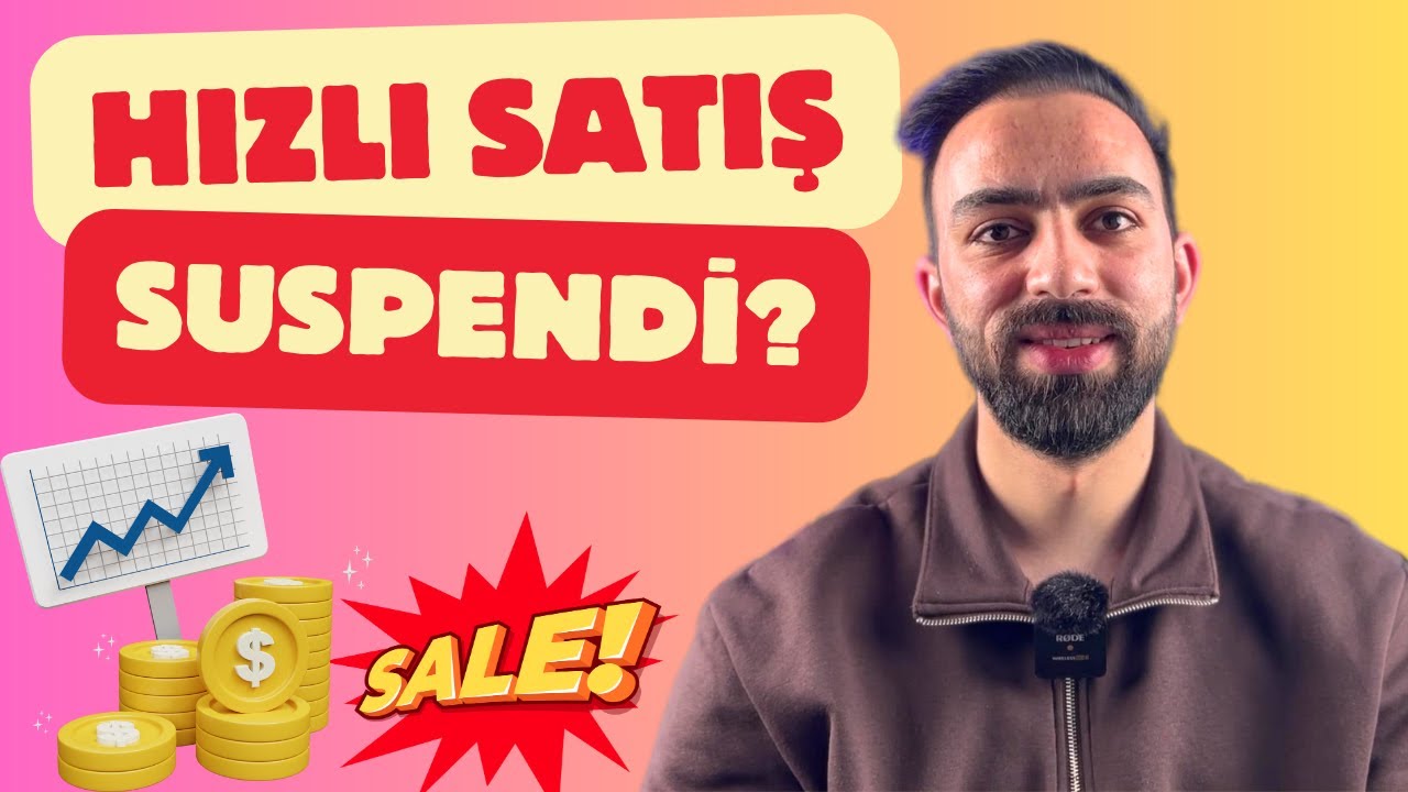 Amazon'da Hızlı Satış İncelemesi ve Suspendi Nedir? Nasıl &Ccedil;&ouml;z&uuml;l&uuml;r?