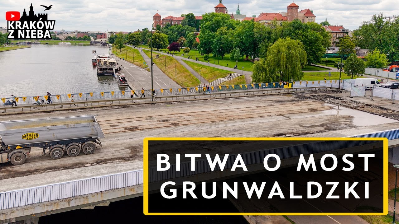 Bitwa o most Grunwaldzki - krótka relacja z drona