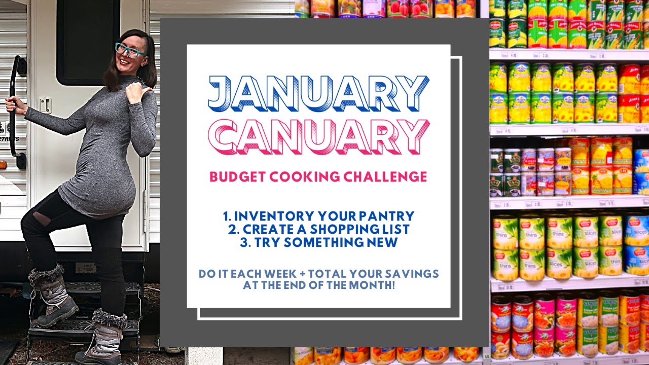 I'M BACK! Join my JANUARY CANUARY pantry cooking challenge & take a look inside my pantry!