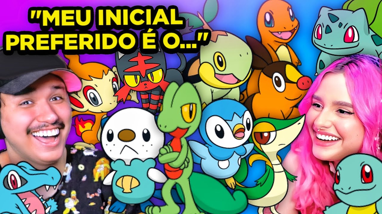 Primeira vez conhecendo TODOS os POKÉMON INICIAIS!