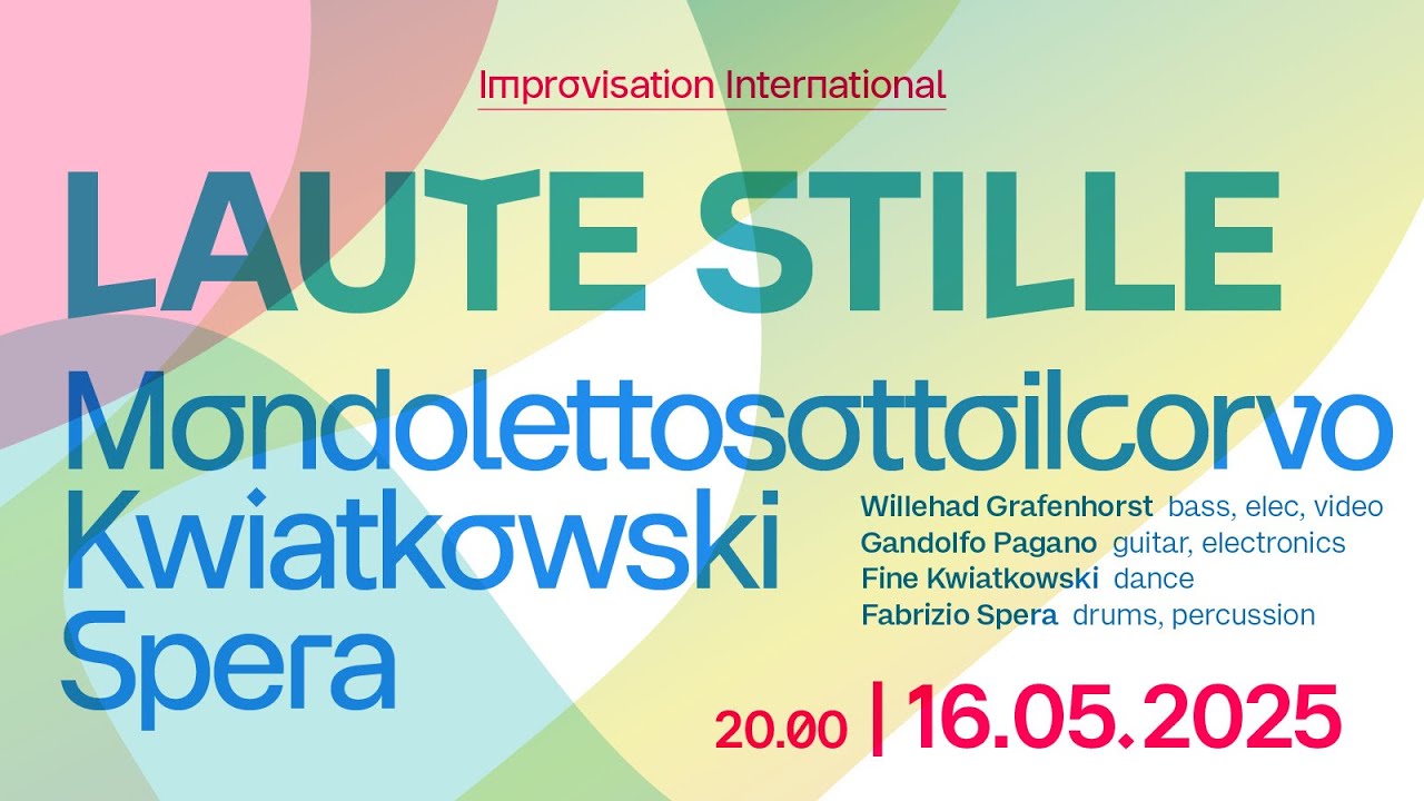 Mondolettosottoilcorvo &ndash; Kwiatkowski &ndash; Spera: LAUTE STILLE I exploratorium berlin