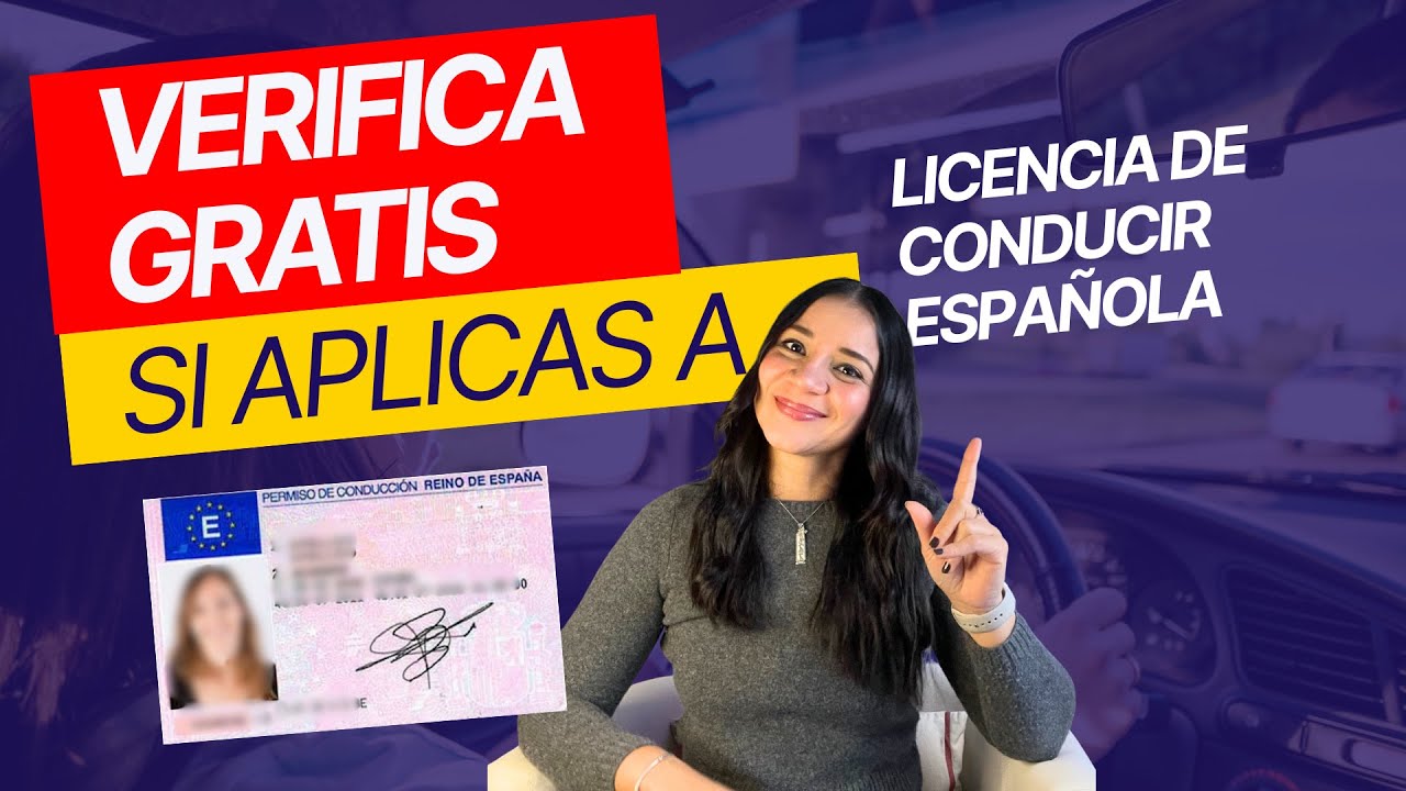 ¿Quieres canjear tu licencia en España? Veríficalo GRATIS 👇🇪🇸