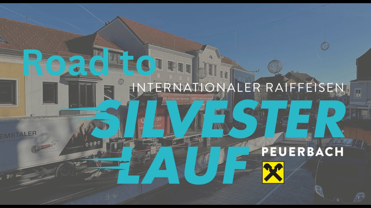 Der Aufbau - 40. Int. Raiffeisen Silvesterlauf Peuerbach