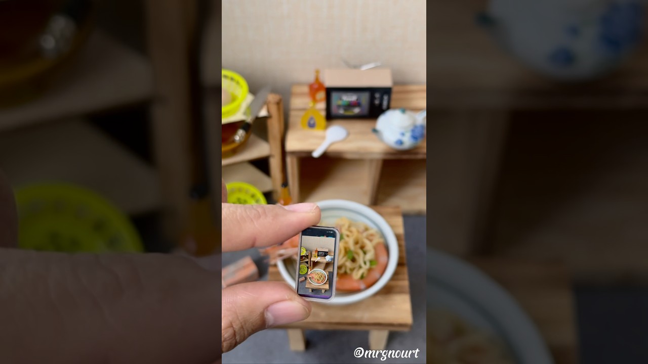 Miniature cooking | noodles #minicooking #minivlogs #miniature #minifoodworld
