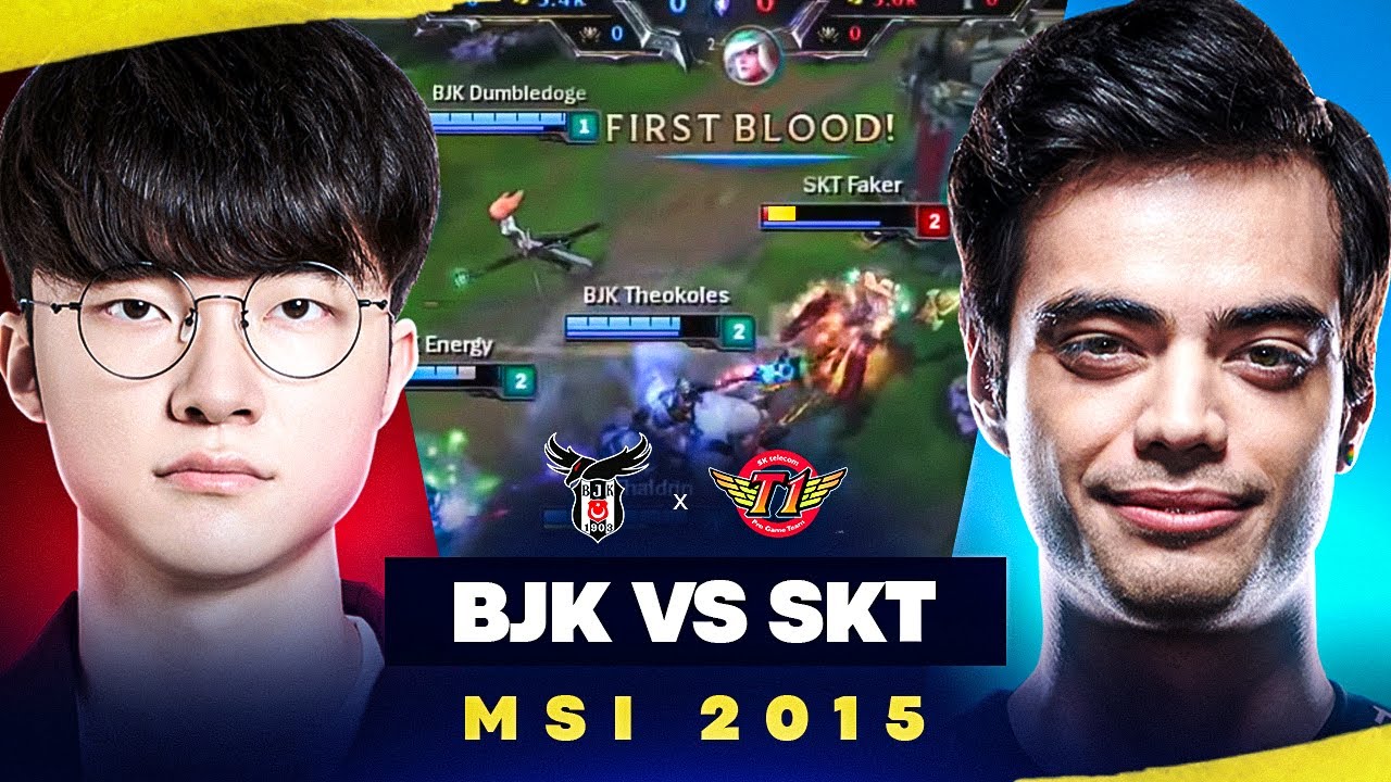 Faker'ı kesen ilk Türk  | BJK vs SKT MSI 2015 Analiz