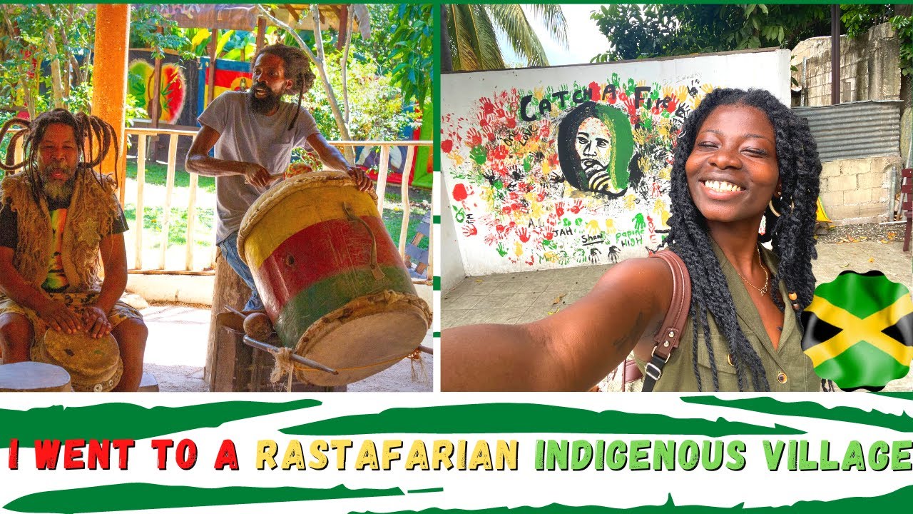 African Girl Goes To Rastafarian Village in Jamaica| Vegan 🌱 , Shrooms, Spirituality +more
