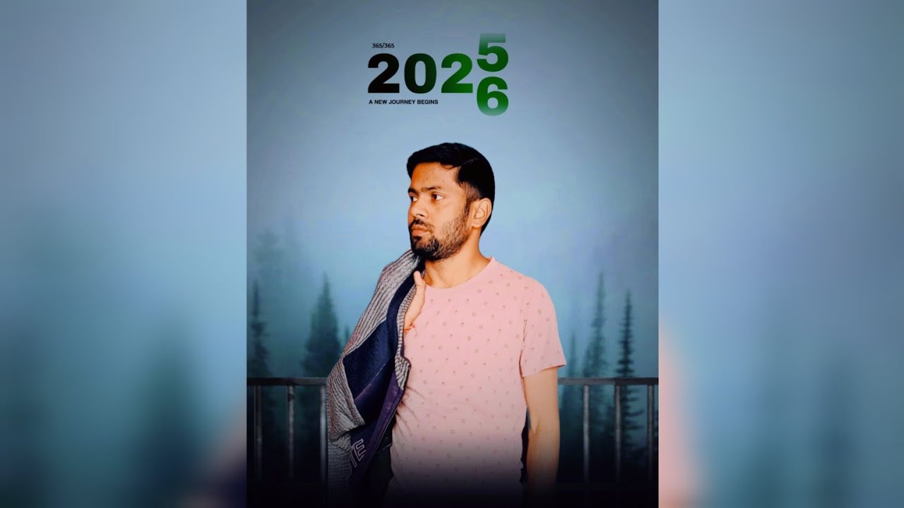 2026 New Year Photo Editing Tutorial ❤🔥#picsartediting #creative #portraitphotography #newyear2026