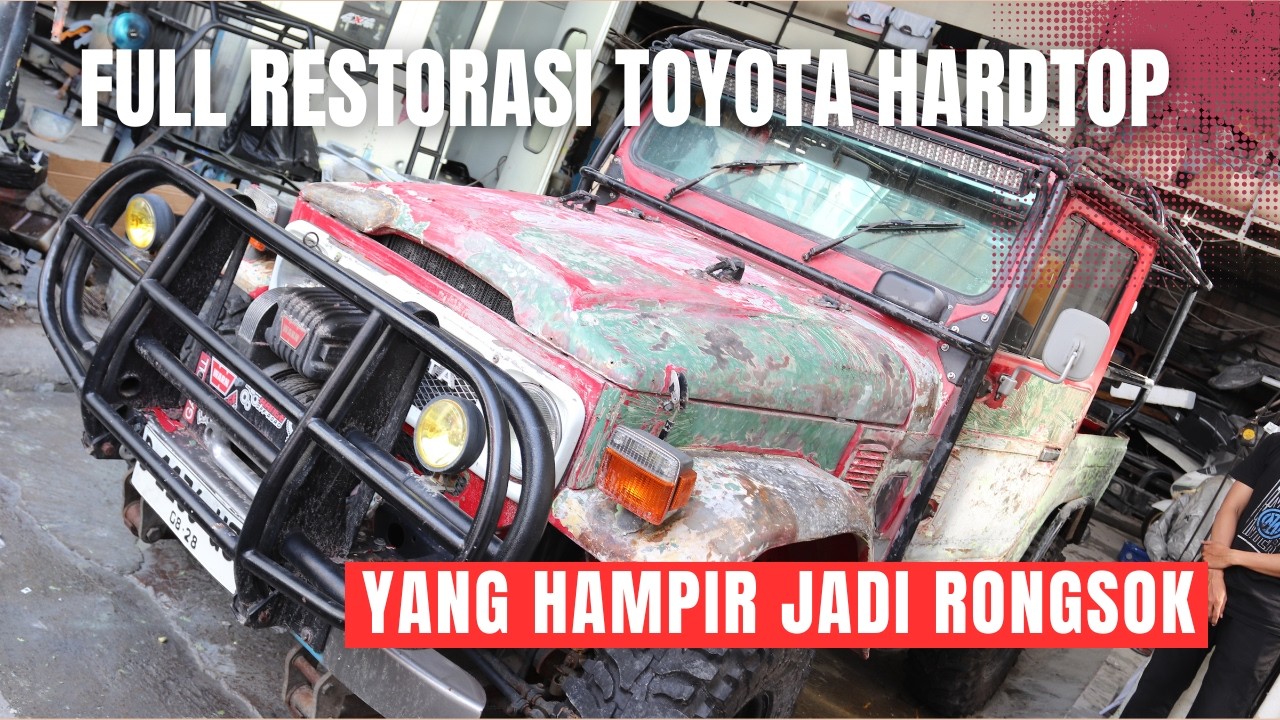 TOYOTA HARDTOP RONGSOK JADI SULTAN! KITA CAT ANTI BARET MENGGUNAKAN RAPTOR