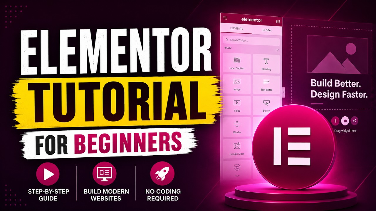 2026 Elementor WordPress Tutorial From Basic to Advance Hindi | Elementor Pro Tutorial 2026 | Part 1