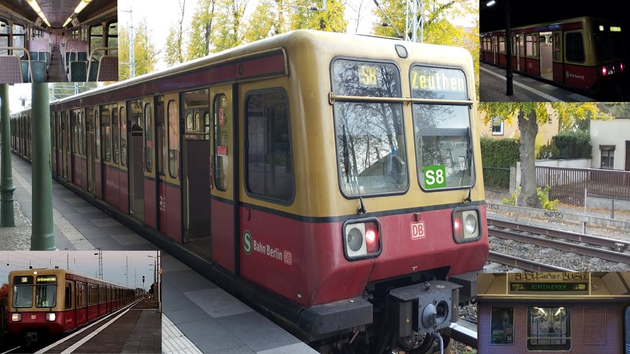 S Bahn Berlin BR 485 Abschied auf der S8 13.10.22