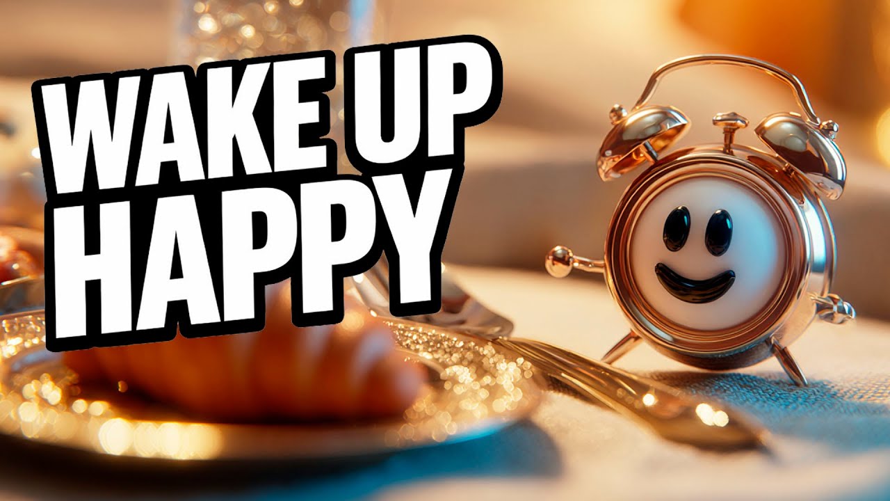 Happy Morning Music for Fresh Starts 🎉⏰ Upbeat • Bell Shimmy Closeup
