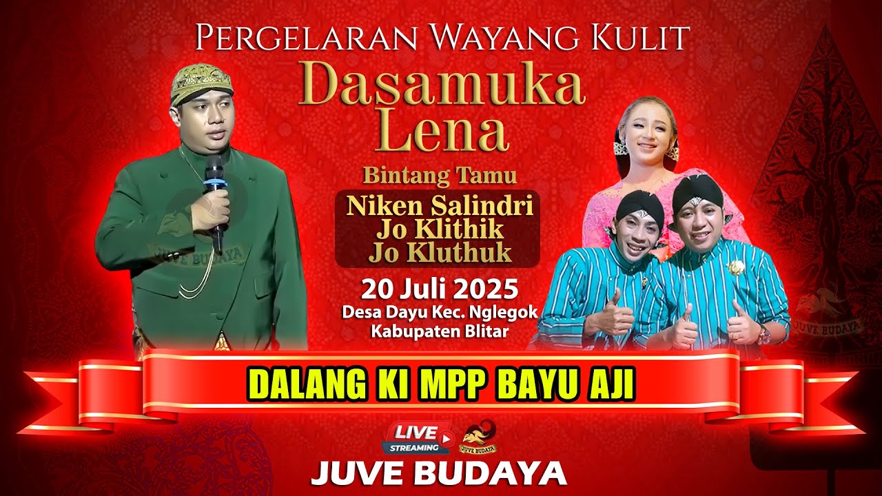🔴 LIVE WAYANG KULIT KI MPP BAYU AJI - JO KLITHIK JO KLUTHUK & NIKEN SALINDRI - 20 JULI 2025