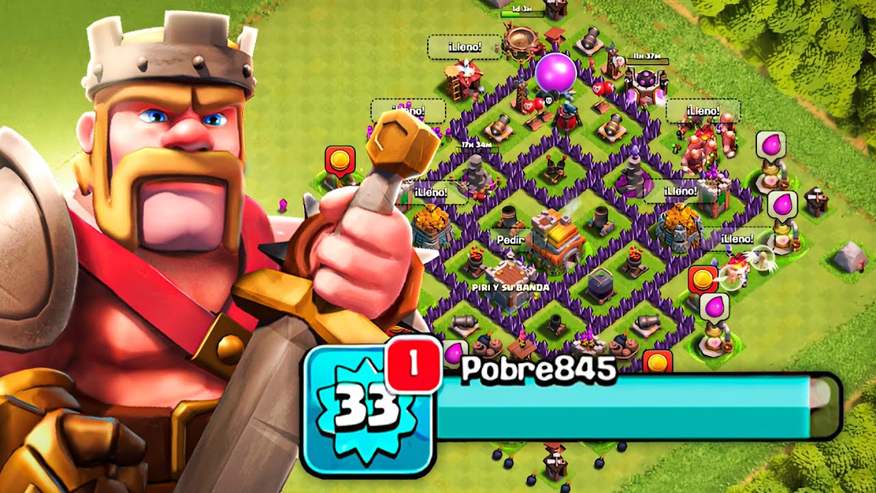 REY BÁRBARO en dos semanas sin gemas!! 👑 Clash Of Clans