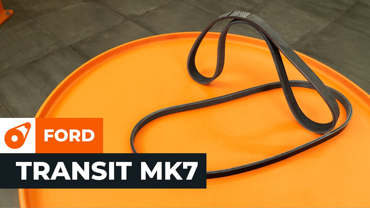 How to change the serpentine belt on the FORD TRANSIT MK7 [AUTODOC TUTORIAL]