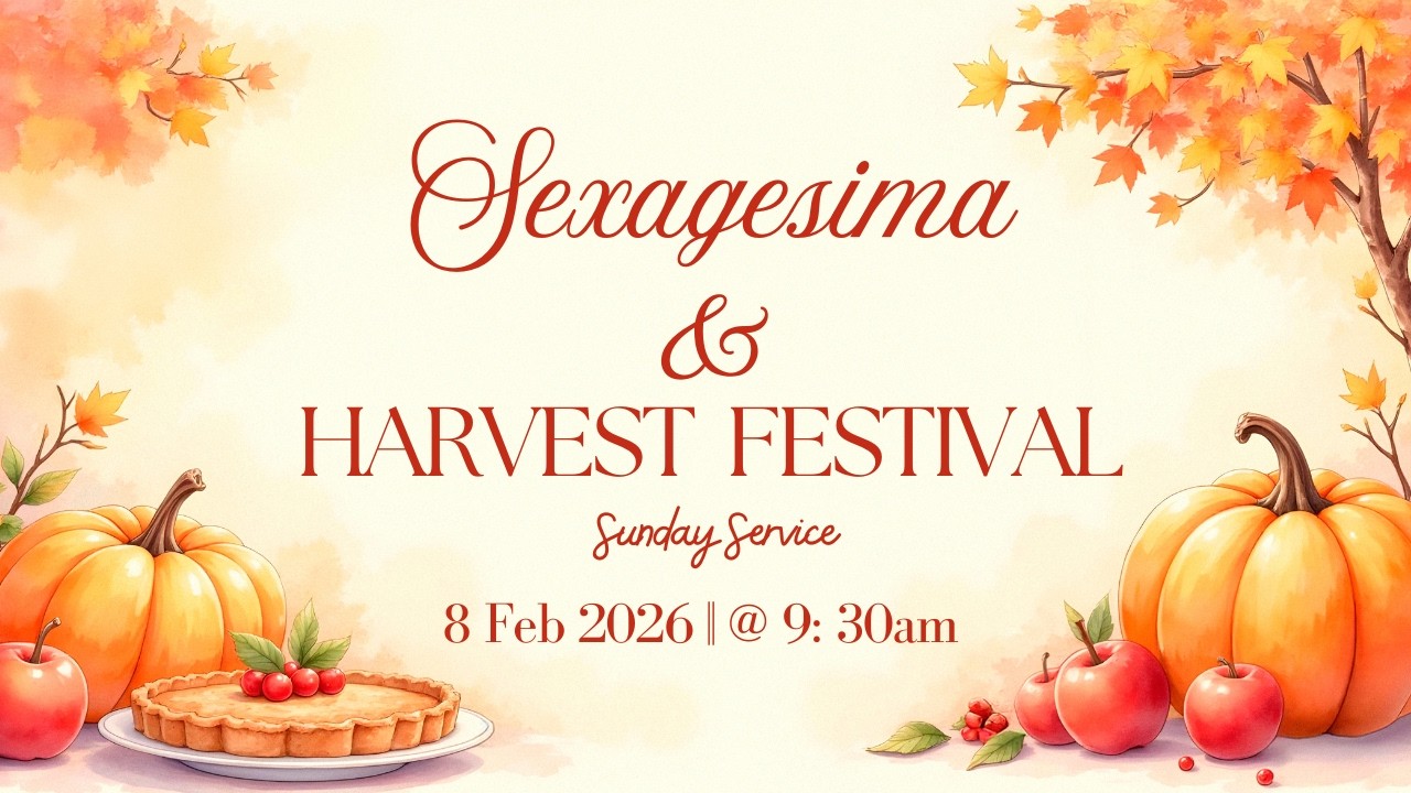 🔴Sexagesima & Harvest Festival Sunday Service || ST.LUKE'S LUTHERAN CHURCH.