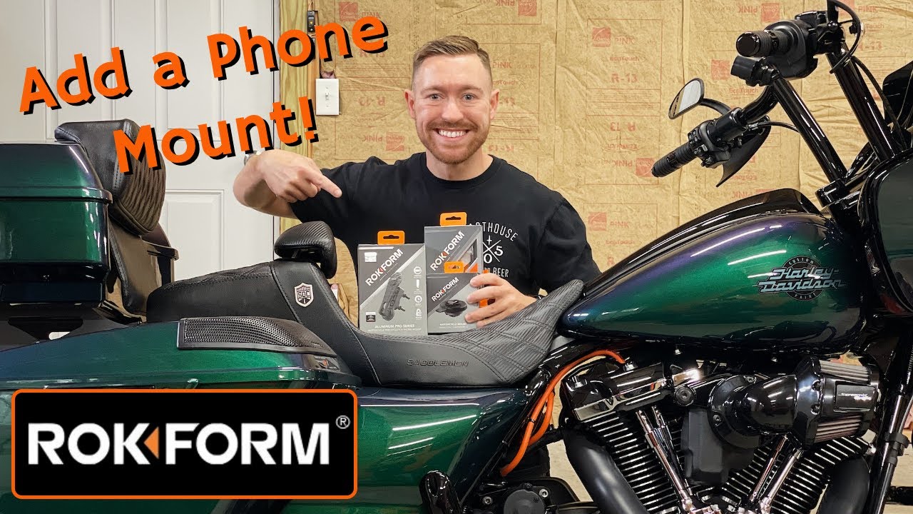 Rokform Phone Mount Install on a Harley Davidson Road Glide