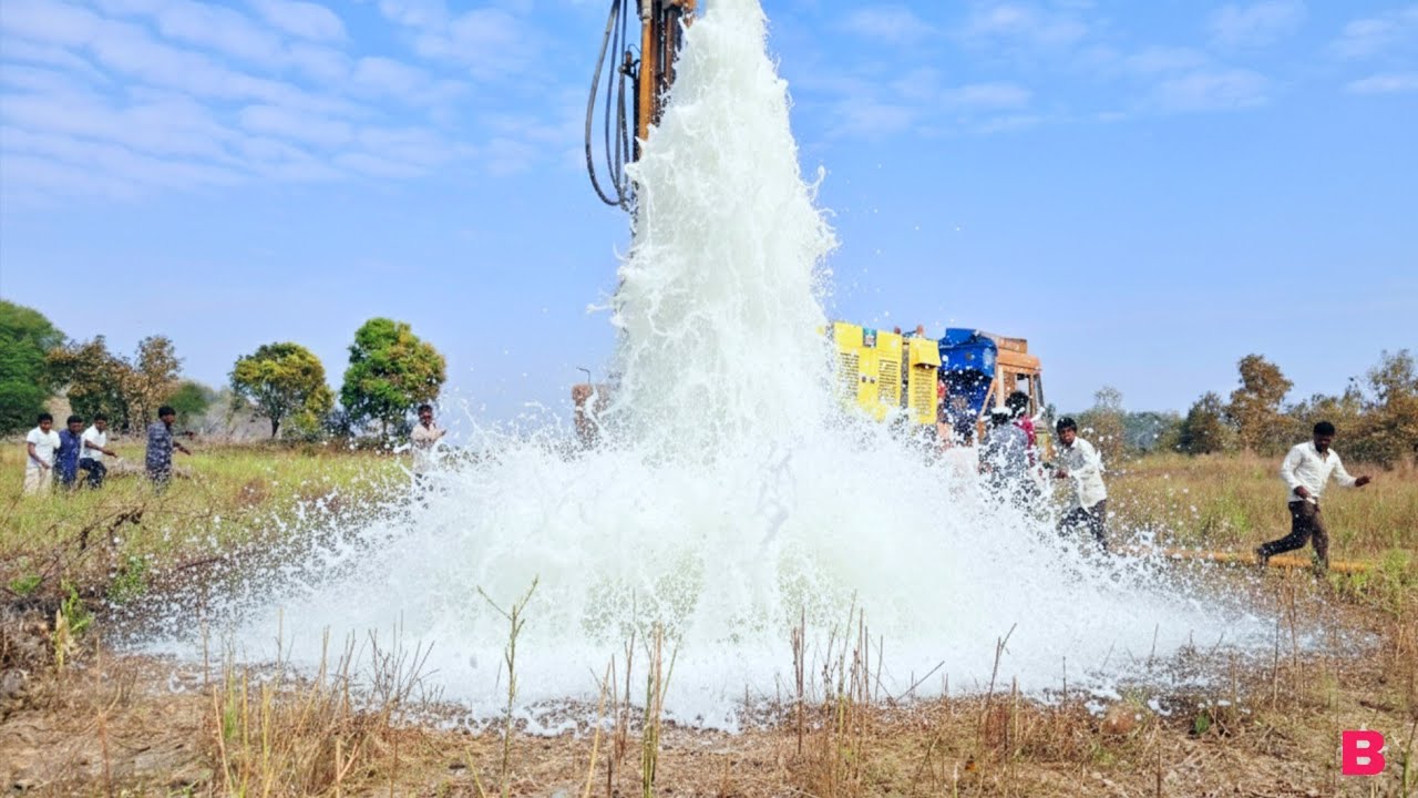 Borewell Drilling - 10 HP Motor 200 Feet Deep Boring Rigs With Water Test | Coconut Water Check