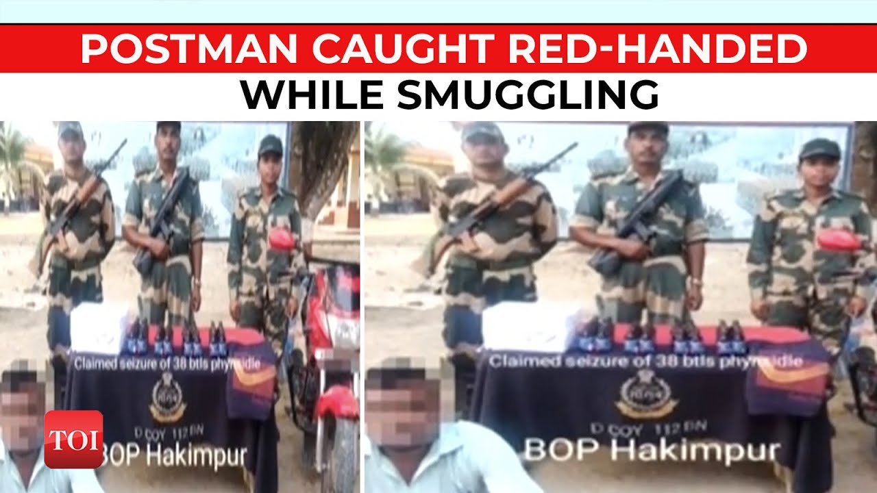 Border Security Force Arrests Postman for Smuggling Phensedyl Bottles Across India-Bangladesh Border