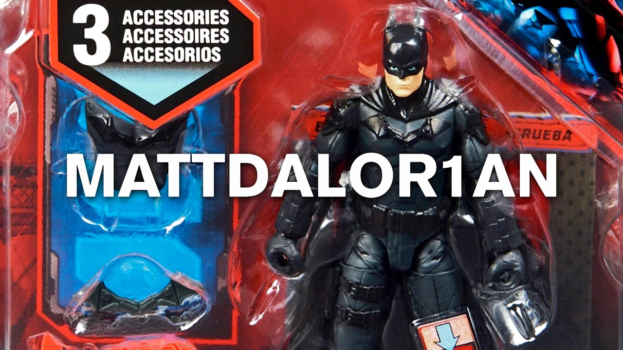 Spinmaster Vs. McFarlane THE BATMAN Toys