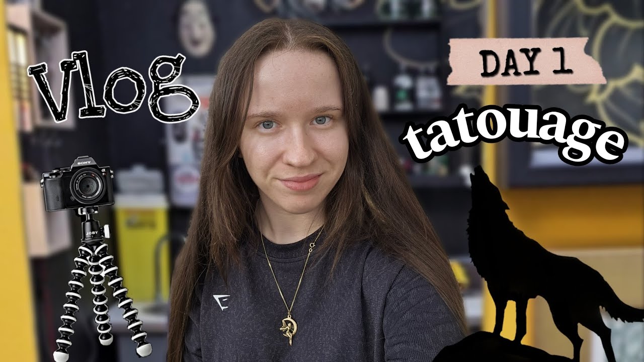 vlog tatouage + journée