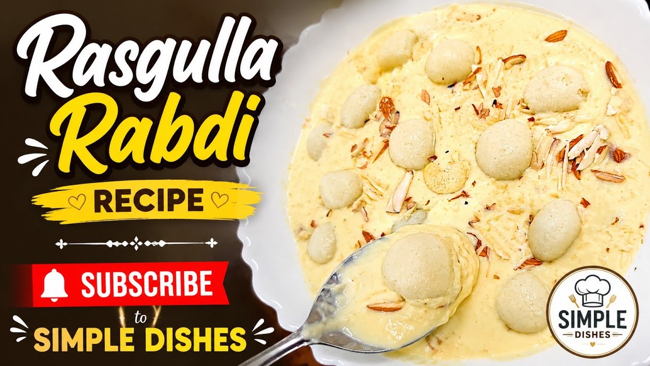 RASGULLA RABDI (Hyderabadi Shadiyon waali Rasgulla Rabdi)#rabdi #rasgullarabdi#rasgulla #dessert 