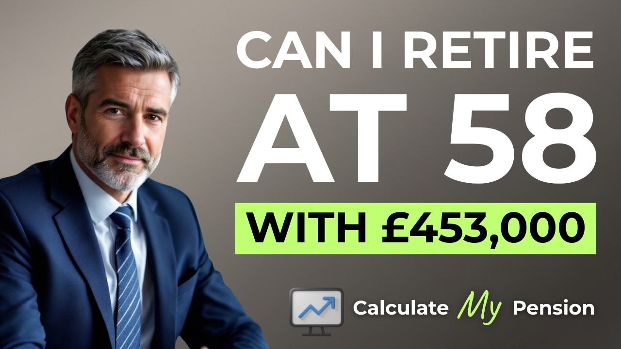 I'm 58 with &pound;453,000. Can I Retire? (Let the pension calculator decide)