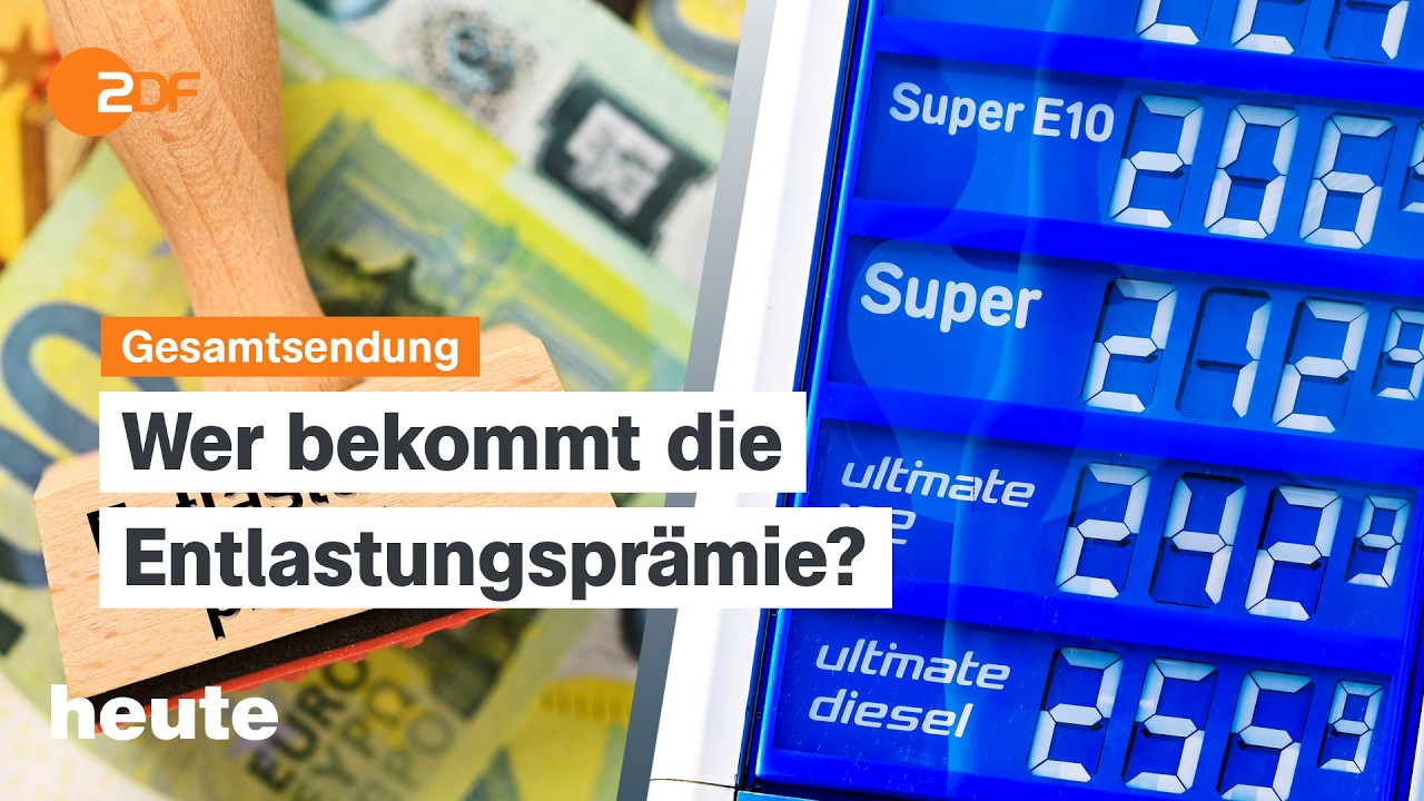 heute 19:00 Uhr vom 15.04.2026 Kritik an 1.000-Euro-Pr&auml;mie, Sudan-Konferenz, Lufthansa-Jubil&auml;um