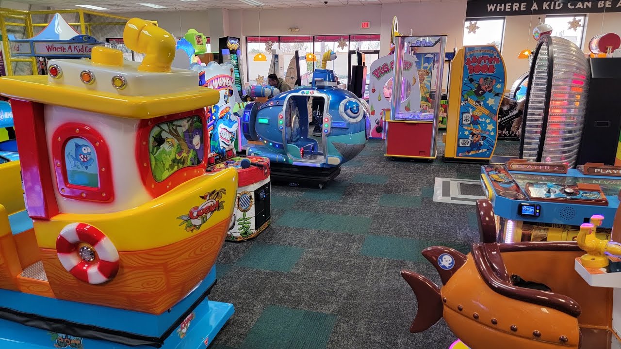 Аркадный тур Chuck e Cheeses Placentia CA