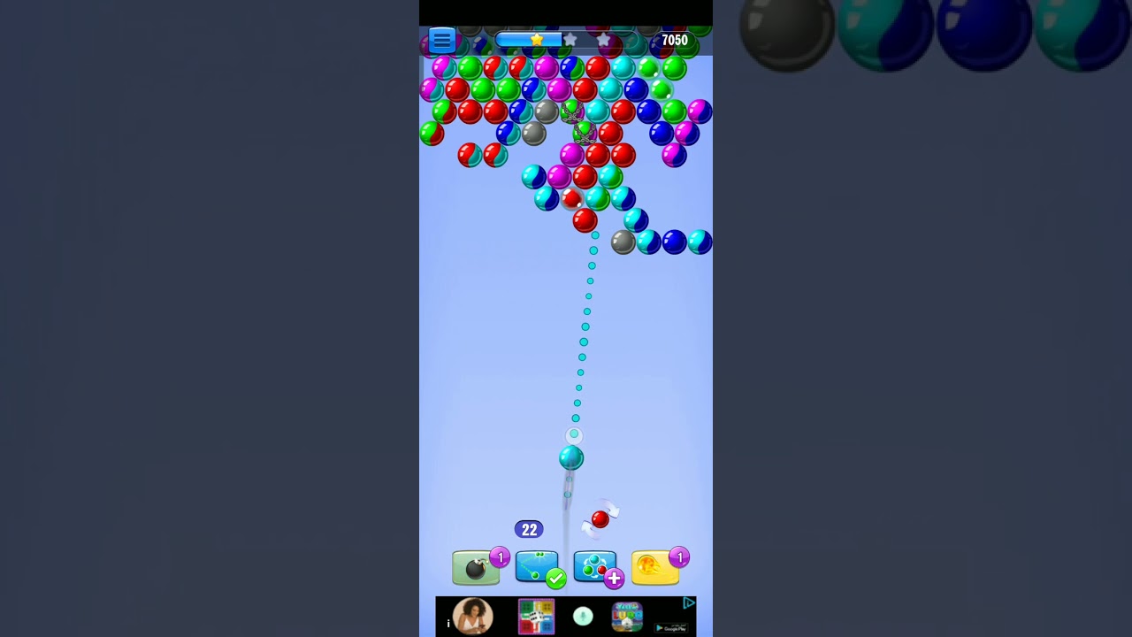 Bubble shooter game #longvideo #games #viral #trending 