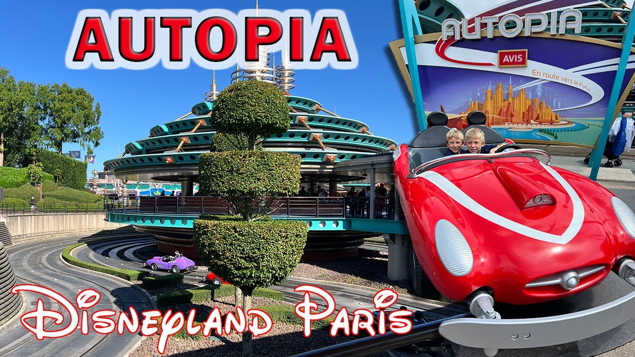 [4K] Autopia - Full Ride - Tomorrowland - Disneyland Paris