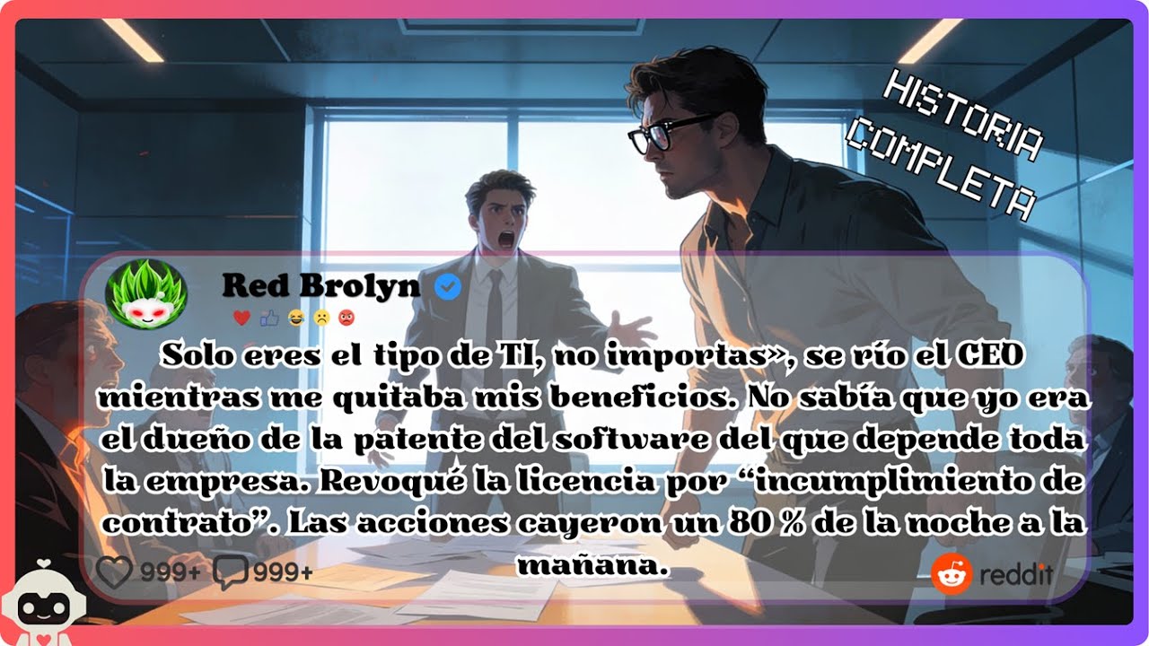 Solo eres el tipo de TI, no importas», se río el CEO mientras me quitaba mis beneficios Lo que sabía