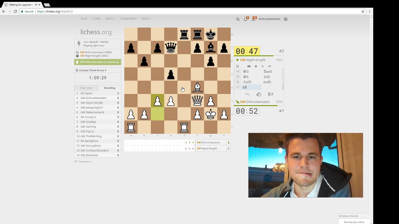 GM Magnus Carlsen (DrDrunkenstein) on Twitch Steam