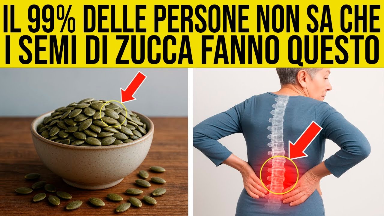 I SEMI DI ZUCCA causano CAMBIAMENTI IRREVERSIBILI nel tuo corpo, soprattutto dopo i 60 ANNI