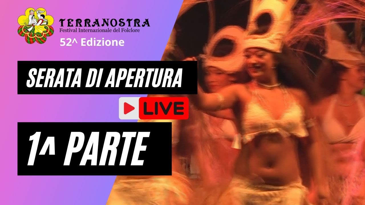 S7 LIVE TERRANOSTRA 52° Festival Folclore Apiro 09 08 2025   1a Parte