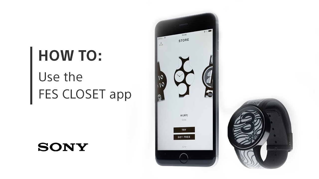 How to use the FES Watch U App