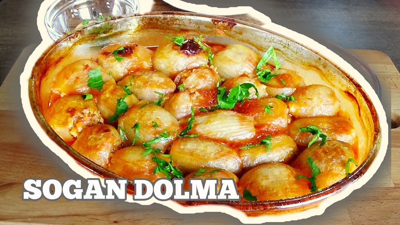 SOGAN DOLMA/ Punjeni luk (kapula) - tradicionalna.