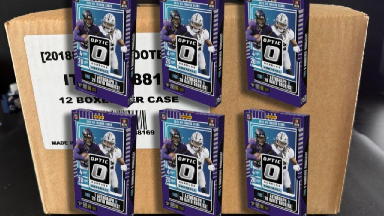 Break #FL1475 - FIRST HALF OF 2025 OPTIC HOBBY FOOTBALL CASE!