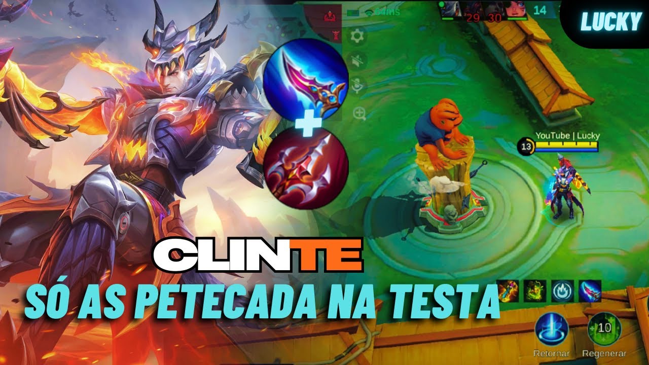 MEIA BARA COM 1 TIRO ATÉ NO TANK KAKKAKAKA - CLINT GAMEPLAY | Mobile Legends