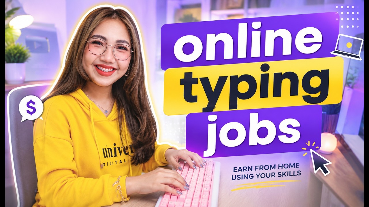 TYPE and EARN | TOP 5 Online Typing Jobs for Beginners!