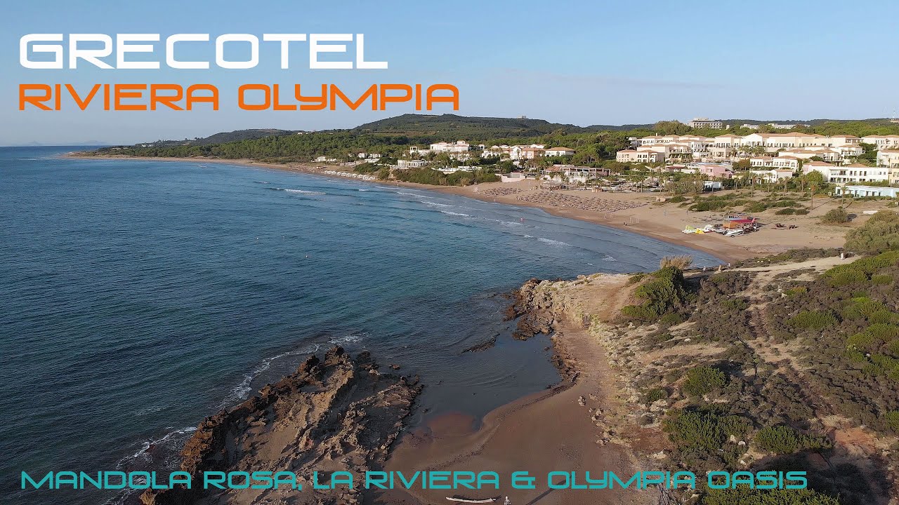 Riviera Olympia & Aqua Park Grecotel Mega Resort: Mandola Rosa - 4K drone views